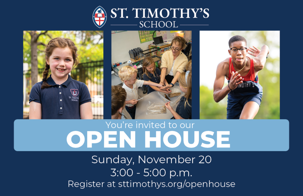 St. Timothy's Open House Invitation