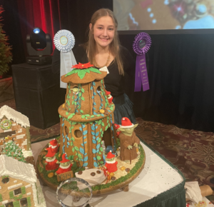 Award-winning Yoda-themed ginger bread house