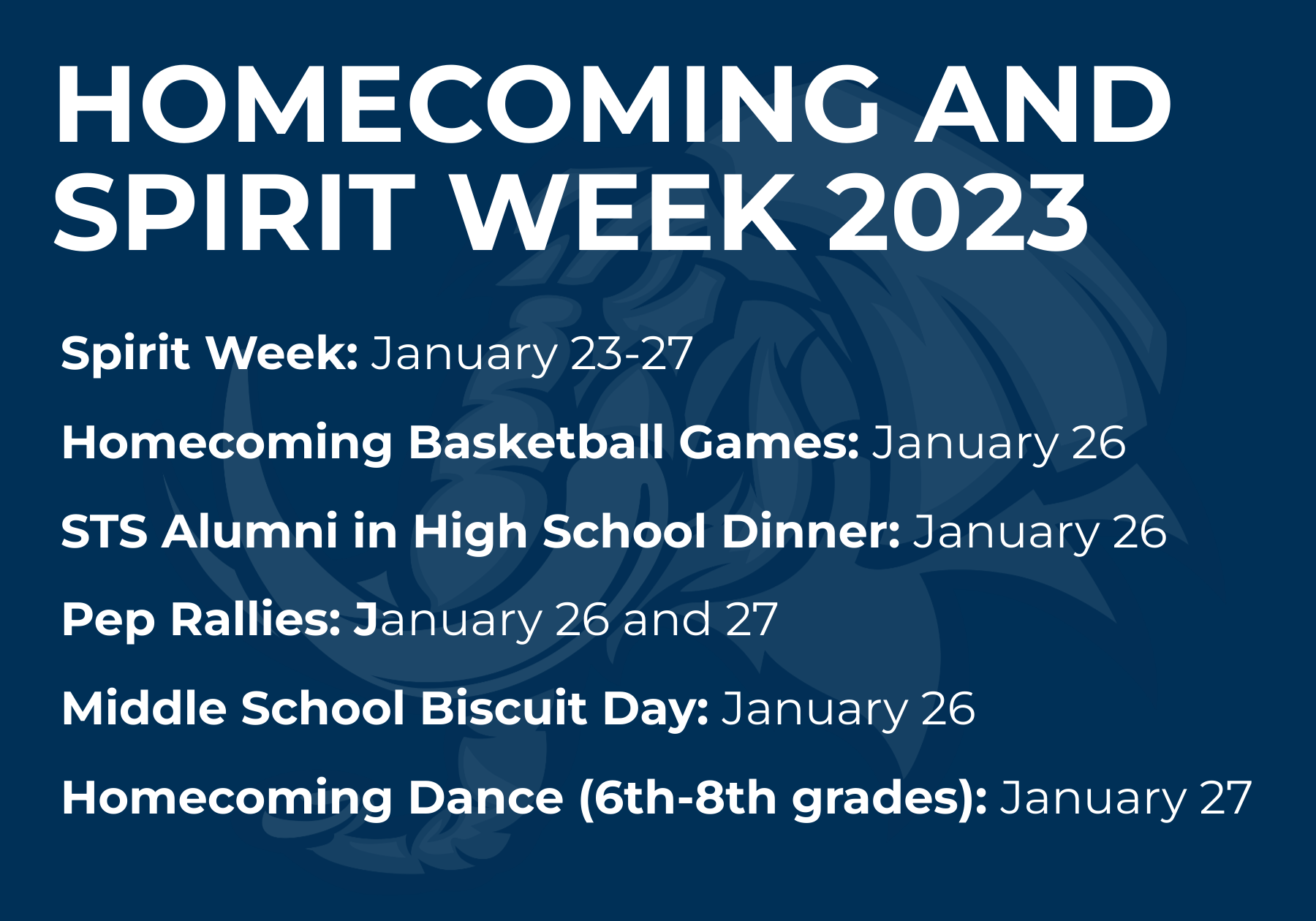 St. Timothy's Homecoming and Spirit Week 2023